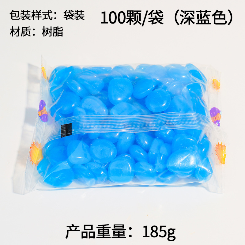 Explosiva villa jardinería en macetas paisajismo guijarros resina de color piedra fluorescente piedra luminosa artificial piedra luminosa