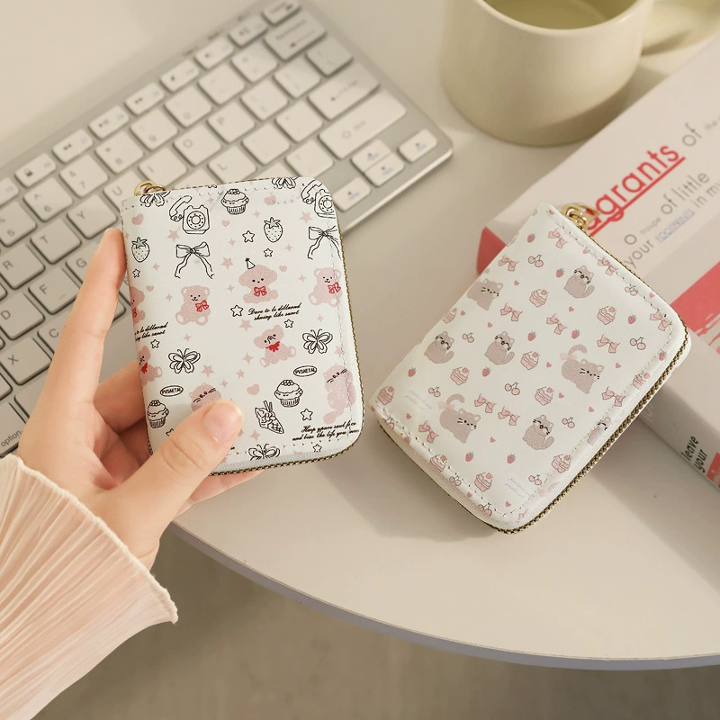 Держатель для карт, держатель для карт, пингвин, милый мультяшный держатель для удостоверений личности, защитный чехол, многофункциональный держатель для карт, толстый кот и щенок, держатель для карт большой емкости