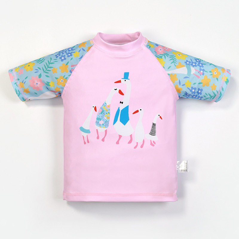 (Cross-border trading), children's swimwear, cartoon split uniform, set, for teenagers, 3 piece set 4