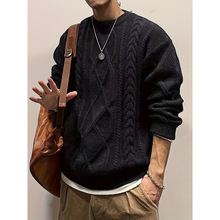 G 33593 Men's Thick Needle Retro Sweater ��ʿ��ᘏ͹ź�ë��