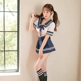 性感女兵款情趣内衣套装生 制服诱惑批发代发