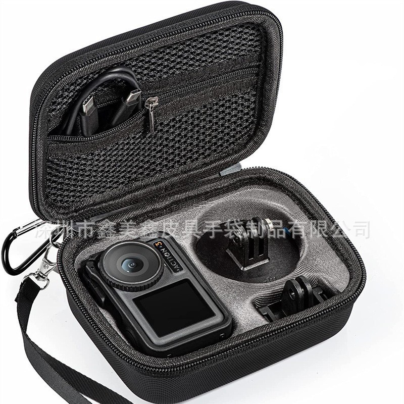 适用DJI大疆Action4/3/5 Pro运动相机收纳包 便携手提包保护套