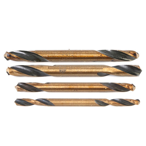 Twist drill bit double-head alloy tungsten steel stainless steel special high hardness drilling set hand electric drill turn head containing cobalt