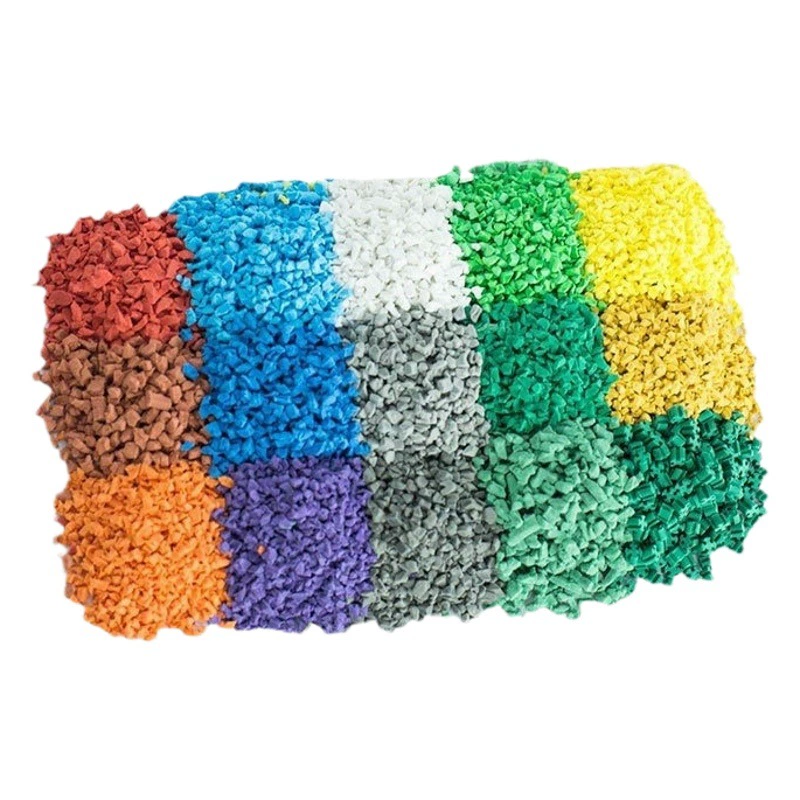 Оптовые поставки экологически чистого резинового гранулированного материала EPDM, подходящего для школьных пластиковых беговых дорожек, детских баскетбольных площадок, экологически чистые материалы.