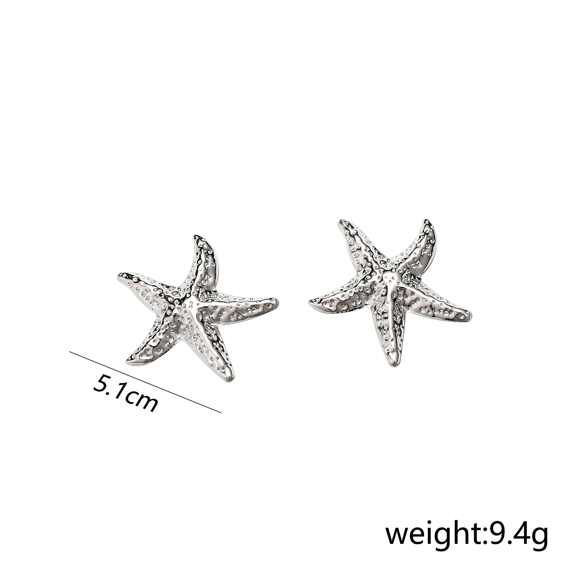 Earrings, Necklace Classification 1 Piece, 1 Pair Quantity 1 Piece 1 Pair Vacation Classic Style Starfish Alloy Plating Women's Earrings Necklace
