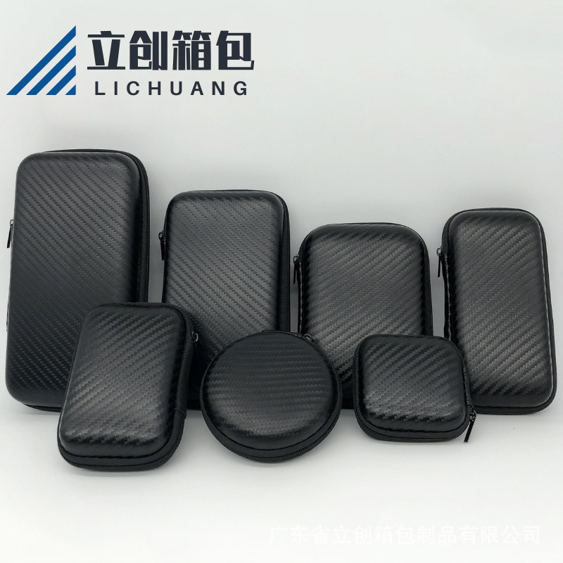 eva zipper bag headset mouse data cable packaging box logo tools digital products storage bag factory spot