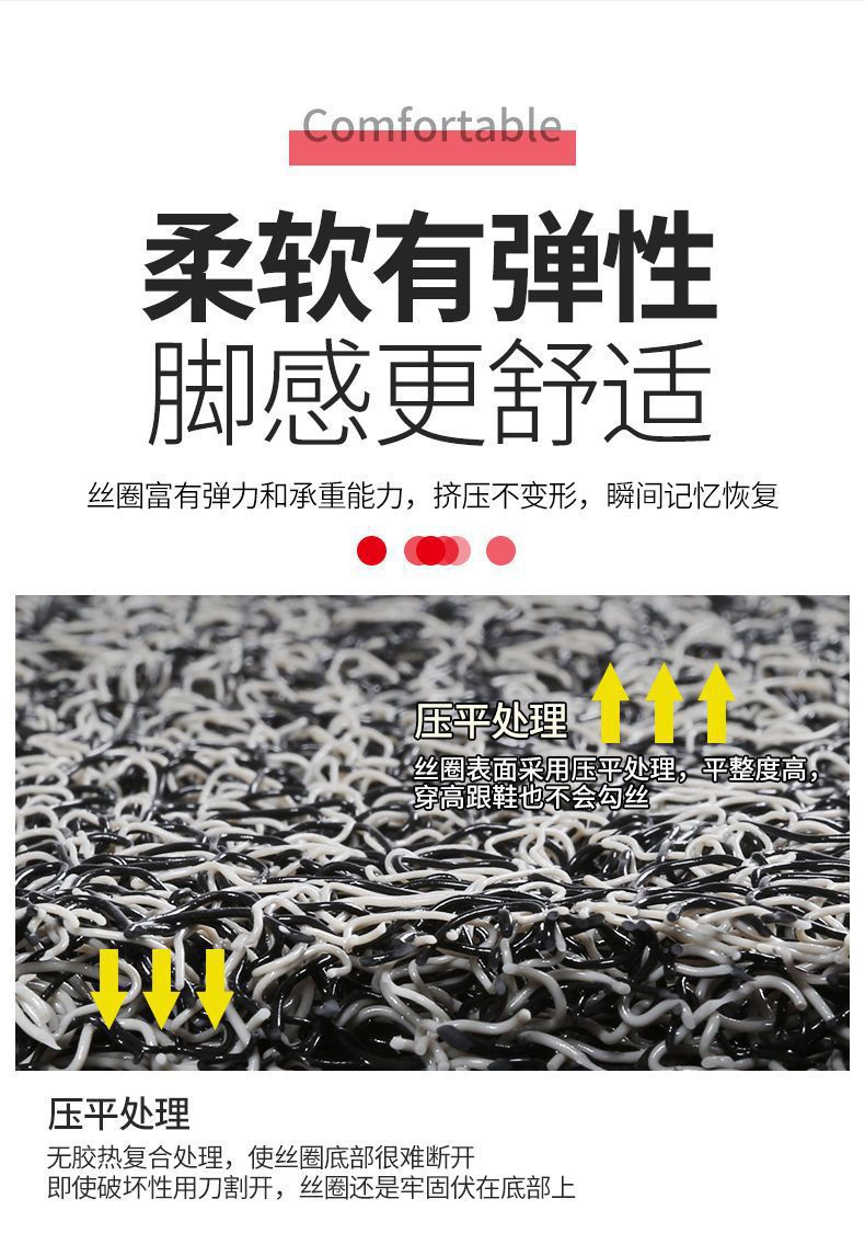 Suitable for universal car floor mats, can be freely cut to fit the driver and passenger seats, easy to clean, waterproof and wear-resistant carpet