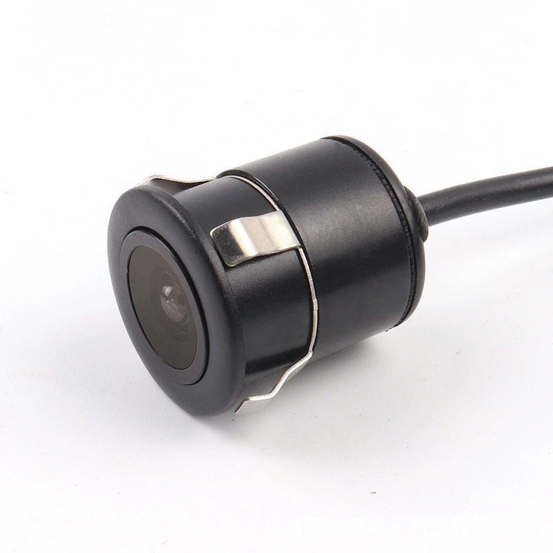 General car punch hole car camera 8-light image CCD high-definition reversing rear view car camera