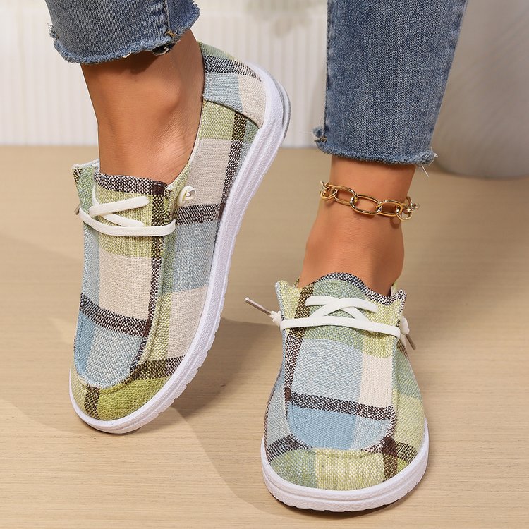 SHLIANG Neue Frauen Leinwand Atmungs Mode Vulkanisierte Sport Schuhe Frau Casual Flache Schuhe Weibliche Licht Wanderschuhe SB172_voghion.com