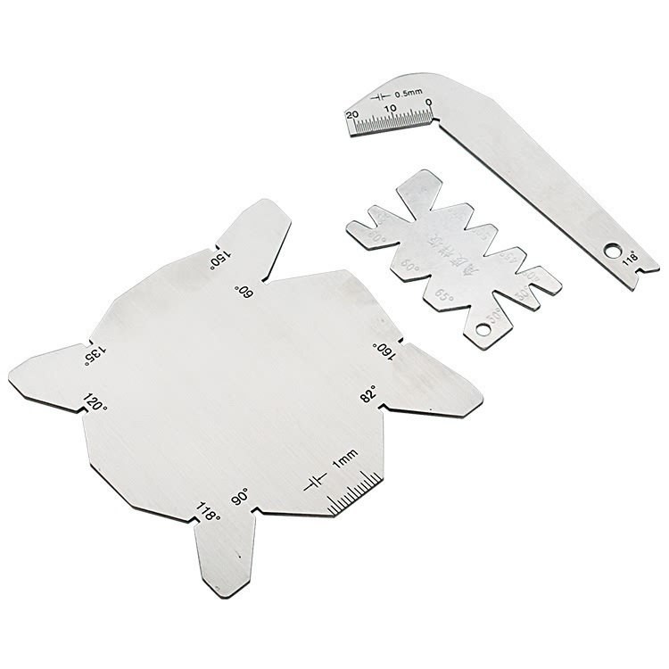 3件套 S/S 角规 量角尺 角度样板 车刀量规钻头顶角规不锈钢