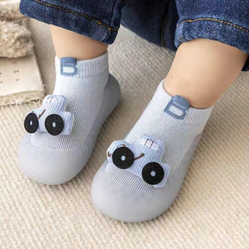 Baby Learning to Walk Shoes for Boys and Girls, Spring and Autumn Season, Floor Socks Shoes 0-1 to 3 Years Old, Slip-Resistant Soft Sole Baby Shoes