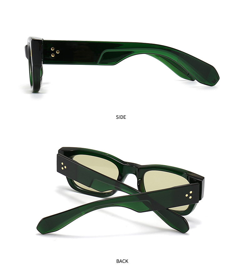 50g Weight Full Frame Glasses Structure Sunglasses Classification PC, UV400 Protection Lens Material Square Glasses Style Casual, Outdoor, Daily Occasion Geometric Pattern Unisex Gender Vintage Style, Classic Style Style Vintage Style Classic Style Geometric PC UV400 Protection Square Full Frame Women's Sunglasses 13