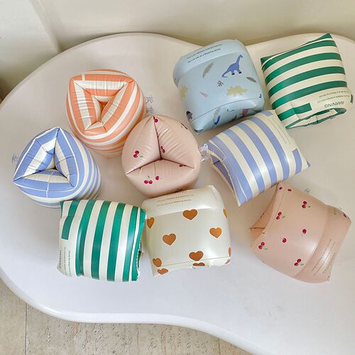 Wanmei children's retro swimming ring arm ring splash ink learning swimming equipment water sleeves men's and women's floating ring swimming sleeves float