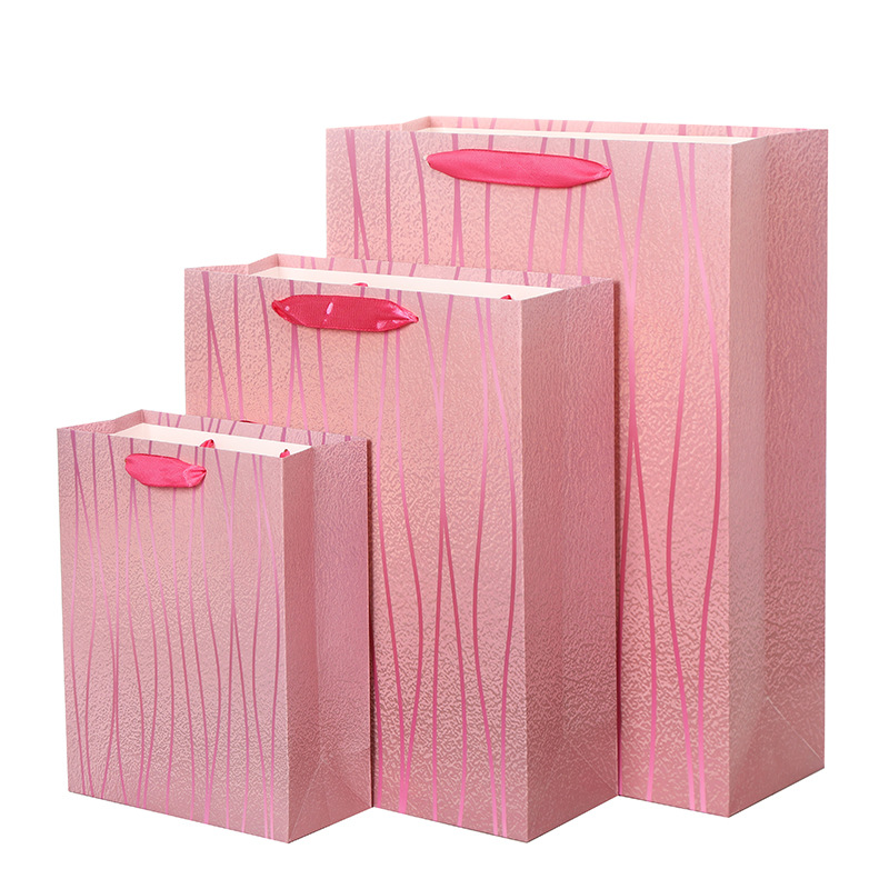 跨境新款纸袋服装购物袋手表鞋子礼品礼盒通用手提包装袋现货批发