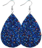 Clásico de doble cara brillo luz lágrima gota pendientes transfronterizo suministro estable Amazon AliExpress