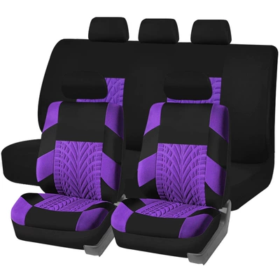 Universal seat cover — Fully Surrounded Universal Type - purple-style-a-4-piece-set