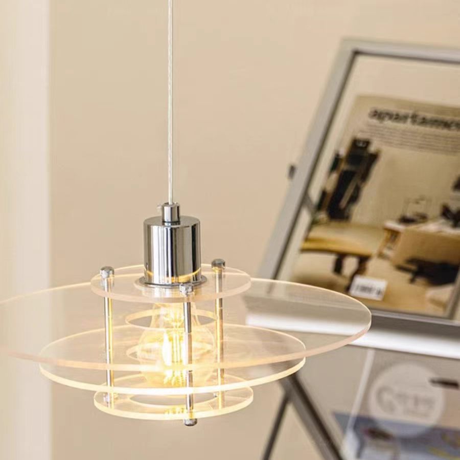 Nordic Bauhaus restaurante candelabro diseñador danés bar dormitorio estudio entrada platillos voladores de cabeza única pequeña lámpara candelabro