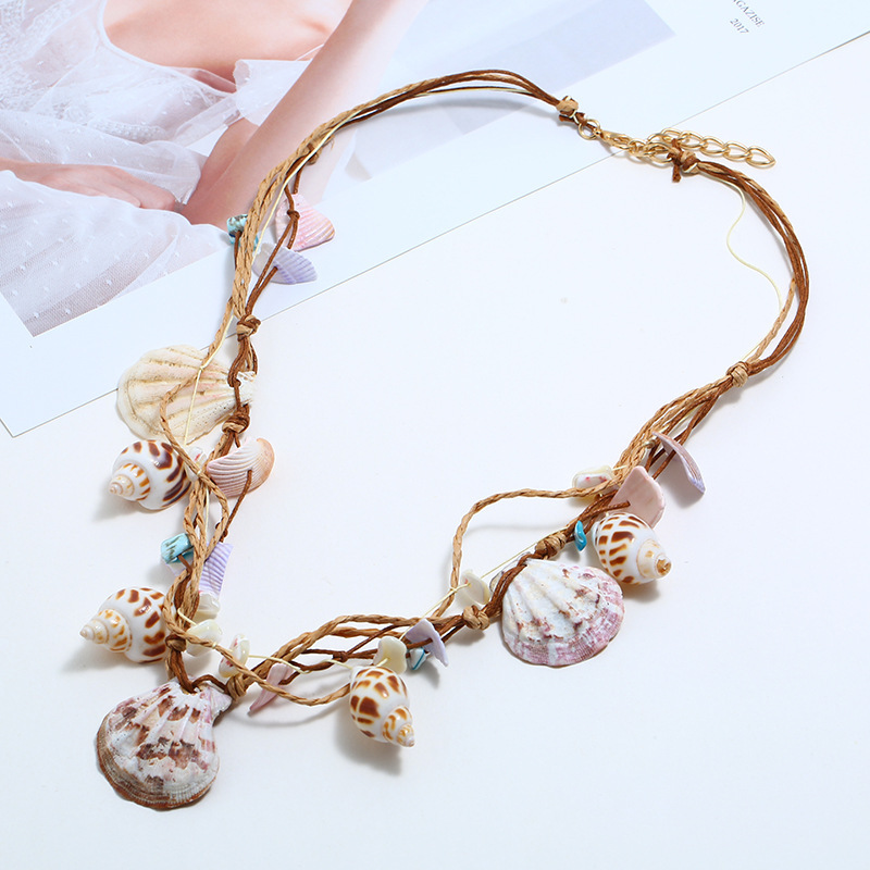 fresh organic beach necklace