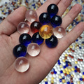 七彩水晶玻璃球多款  彩色玻璃珠 透明彩色球工艺品创意装饰 批发