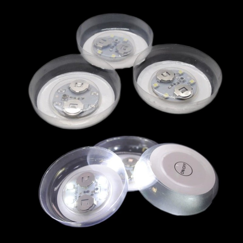 Base de emisión de luz cóctel pegatinas de flash ampolla botella de emisión de luz pegatinas a prueba de agua anti-caída colorido LED colorido taza pegatinas