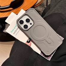 适用苹果16promax壳新款iphone15磁吸充电MagSafe全包14p防摔外套