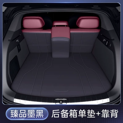 Tengshi Z9GT trunk mat fully: Trunk Mat - premium-jet-black-single-cushion-backrest-cushion-denza-z9gt