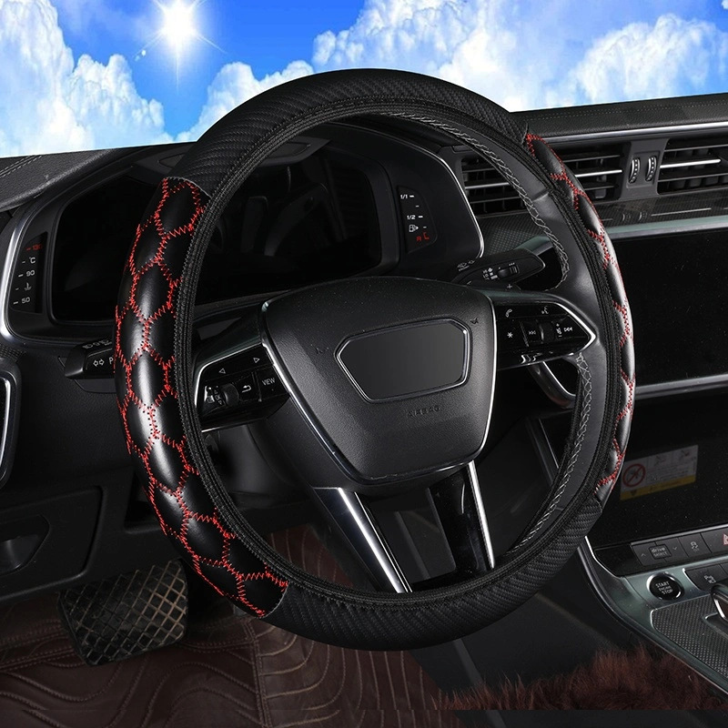 2026 New Model Car Steering Wheel Cover for Export, Cross-Border Suv, No Inner Ring, Popular Model, Universal for All Seasons