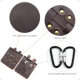 3615 Men's and Women's Retro Waist Bag Pants Hanging Bag Crazy Horse Real Cowhide Mobile Phone Bag Sports Running Outdoor Trendy 3616