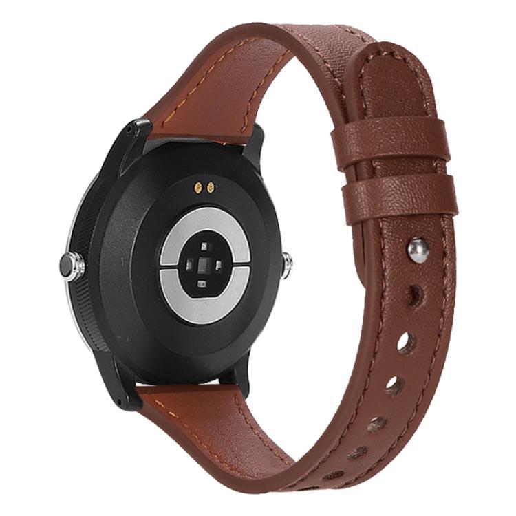 xDfind general doble anillo simple clavo cintura correa de cuero 22mm / 20mm multicolor