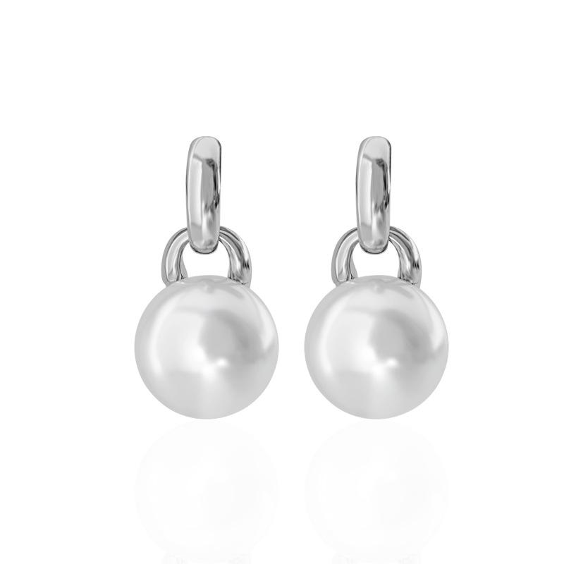 16g Weight 925 Sterling Silver Ear Needle Material Pearl Inlay Material Ear Cuffs, Ear Studs Classification 1 Pair Quantity Banquet, Daily, Date Occasion Copper Material Geometric Pattern All Seasons Season Women's Gender Plating, Inlay Design Elegant Style 1 Pair Elegant Geometric Plating Inlay Copper Pearl Ear Cuffs Ear Studs 6