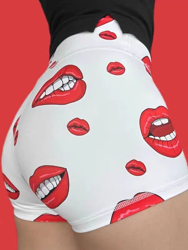 Nuevos pantalones cortos de yoga de tres puntos, cintura alta, cadera alta, sensación desnuda, alta elasticidad, transpiración, absorción de humedad, sudor, acondicionamiento físico, carreras, mujeres