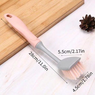 Kitchen cleaning pot brush long handle does not hurt pot decontamination cleaning brush hanging pot brush