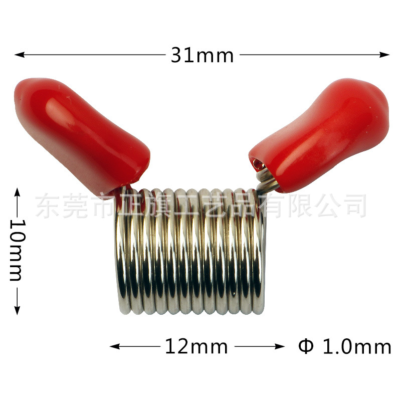 穿珠夹线止珠弹簧-11