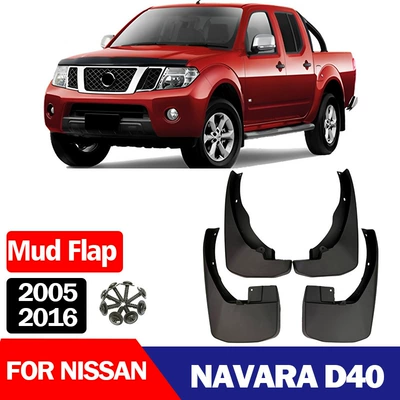 Suitable for Nissan Navara D40 Navara Mud Flaps Tire Mud Guards Mud Rubber Flaps 05-16 (Mudguard) - 05-16-navara-d40