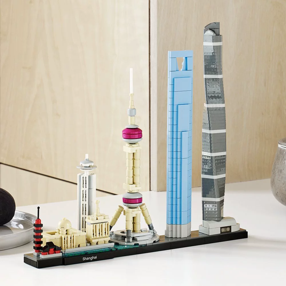 Совместимо с Lego Shanghai Skyline 21039 London 21034 Dubai 21052 Tokyo 21051 Конструктор строительные блоки игрушки