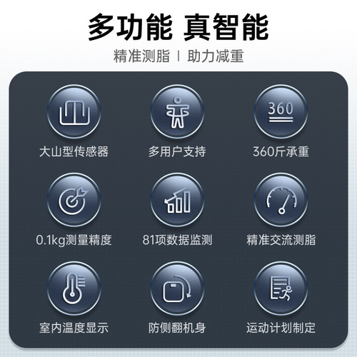 Konka body fat electronic scale household small accurate smart dormitory body scale durable rechargeable weight scale