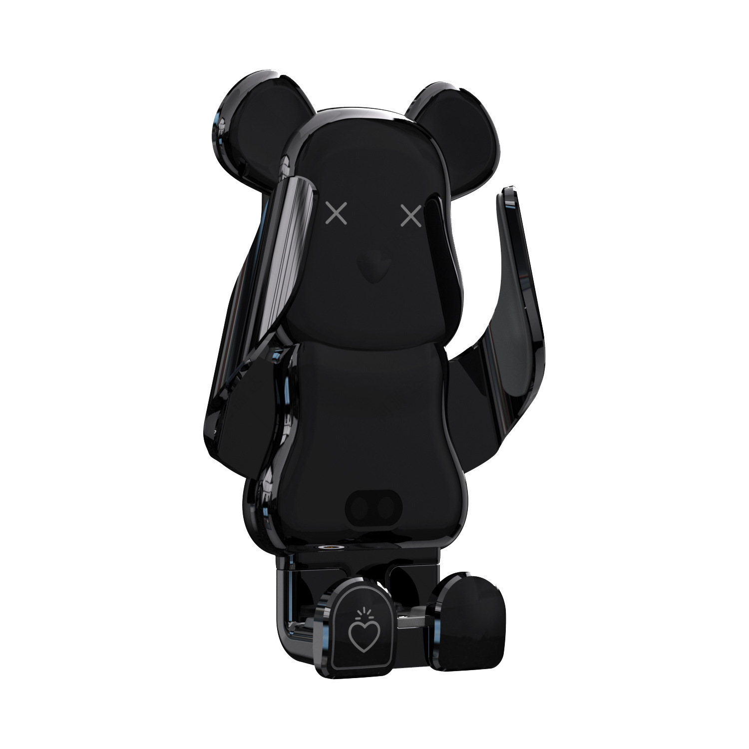 Dibujos animados lindo oso R13 coche carga inalámbrica soporte de teléfono móvil salida de aire navegación productos para automóviles al por mayor transfronteriza