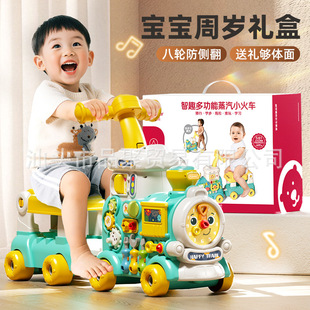 Baby Multifunctional Walker Baby 1 Year Old Stroller Walking Pusher Anti-O-Leg Kidsren Learning to Walk Toy