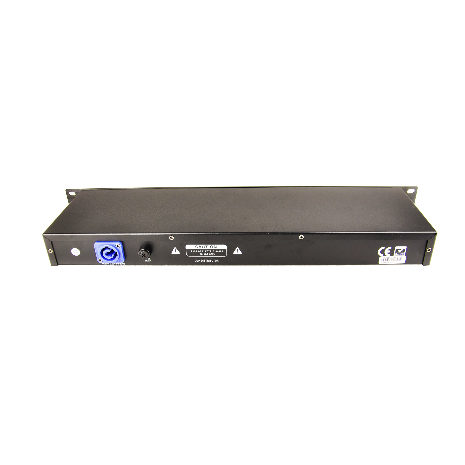 Stage lighting 8-way DMX signal amplifier signal distributor, one input and 8 outputs, with isolation