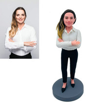 泥人蜡像真人软陶人偶定 做公仔泥塑手办人像毕业父母生日diy礼品