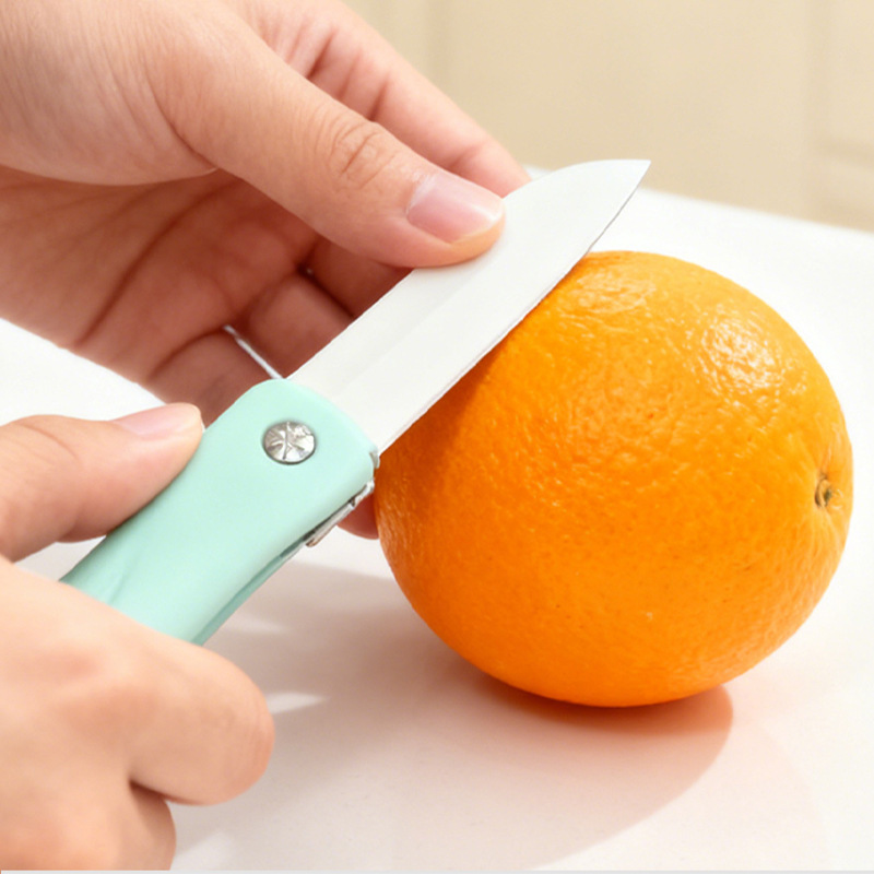 Fruit knife Household ceramic folding melon fruit knife peeling…