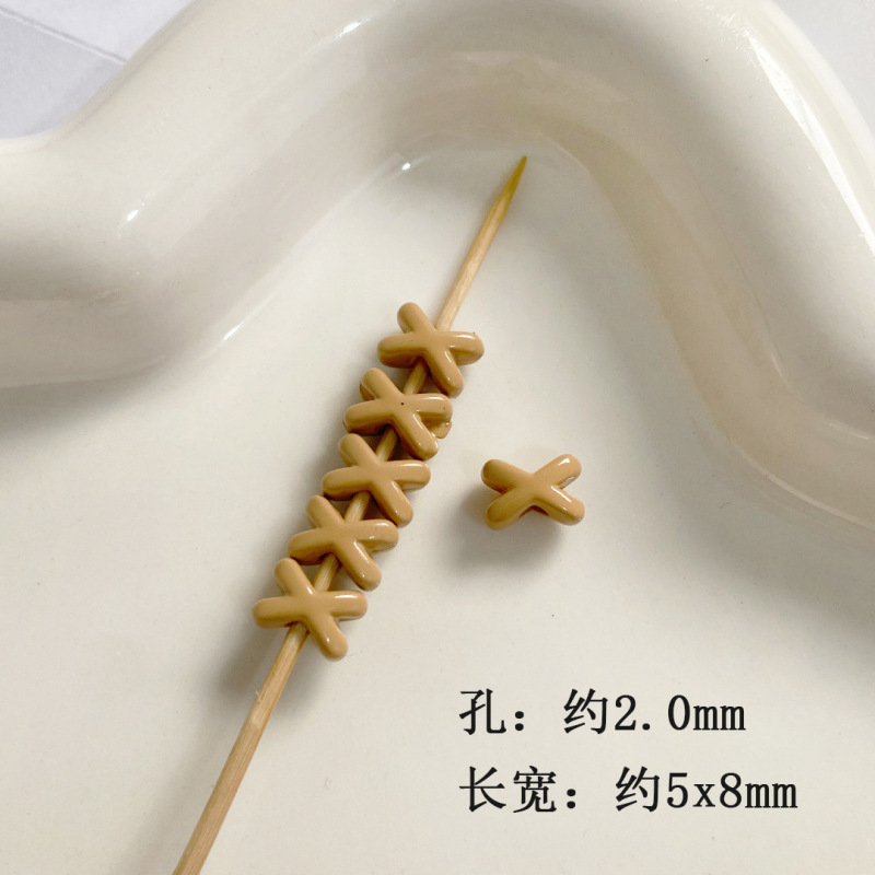彩色xx隔珠马克龙色系diy串珠配件手机链包挂钥匙扣饰品项链包挂|undefined