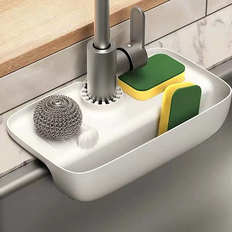 Hygienic waterproof drying rack, silicone glue, bath sponge, storage system