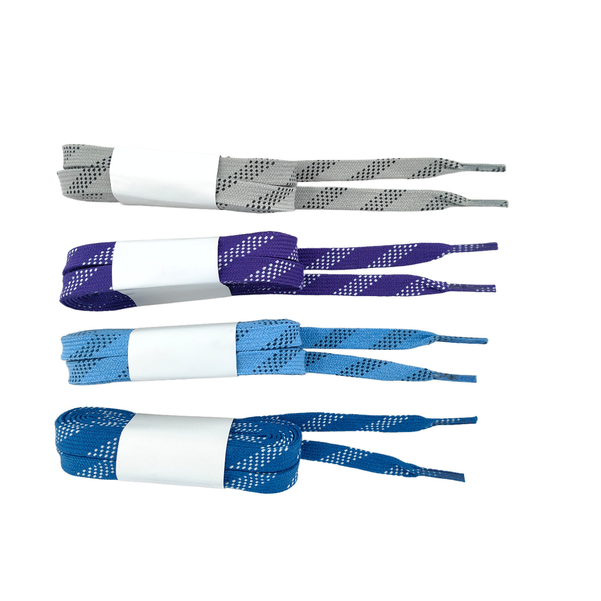 Waxed Ice Hockey Shoelaces, Five-Line Ice Skate Shoelaces, Waxed Skating Shoelaces in Various Colors, Outdoor Hockey Shoelaces