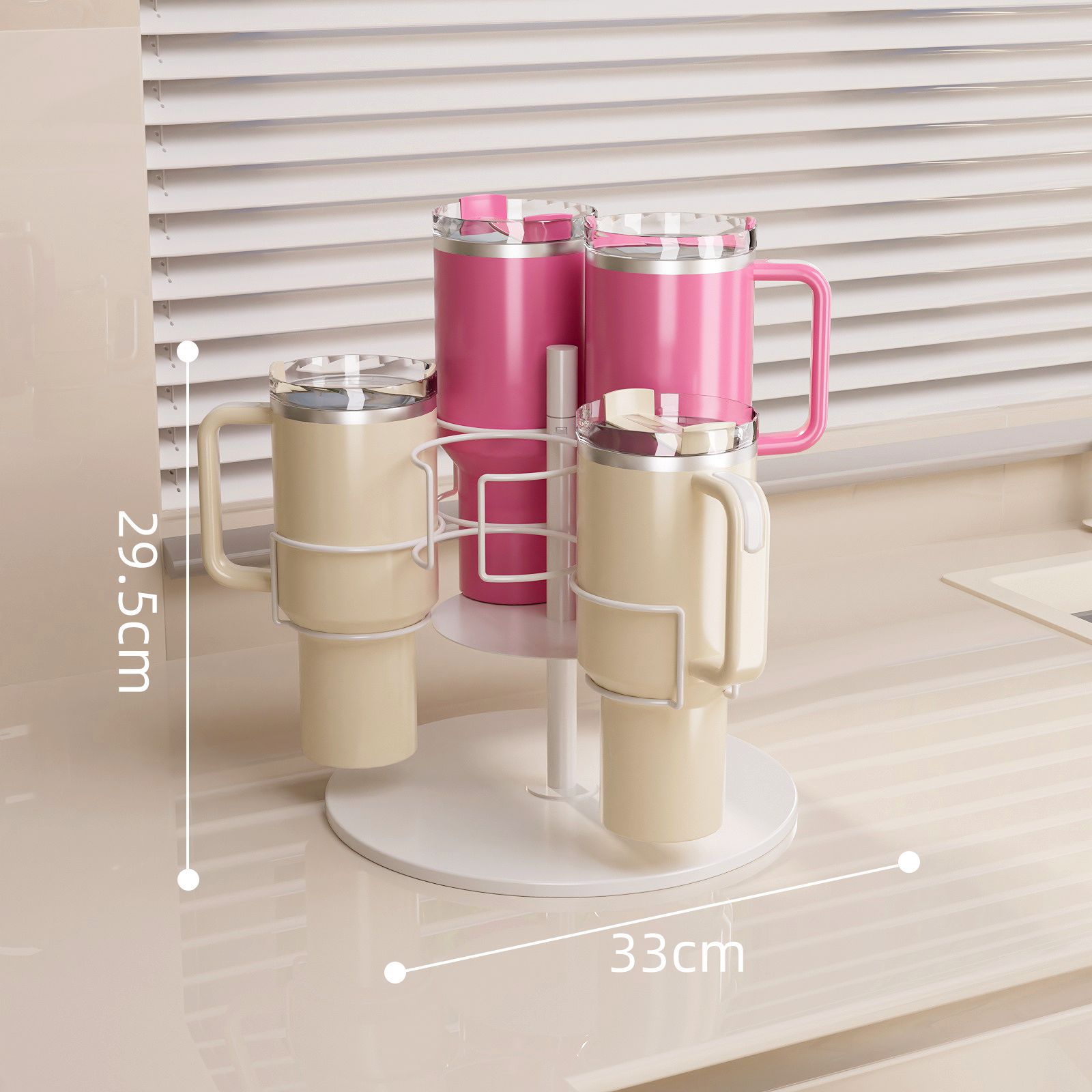 화이트 회전 6컵 모델 [TY-BJ-05-A]