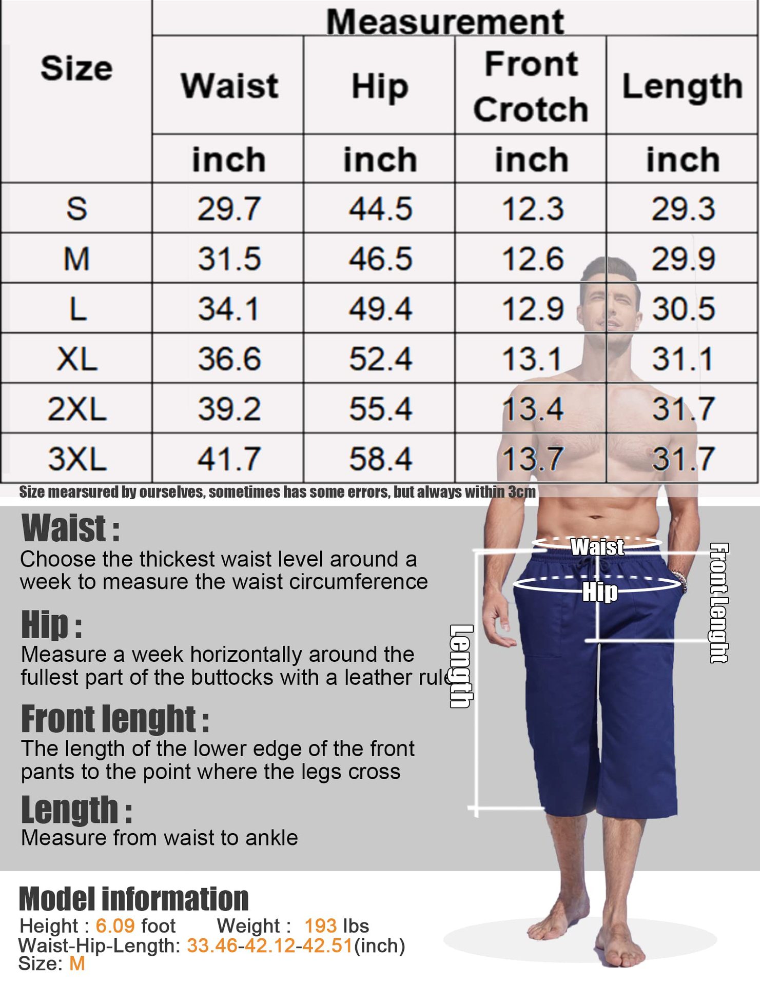 Herren Freizeithose Mit Kordelzug Für Strand Und Yoga_voghion.com