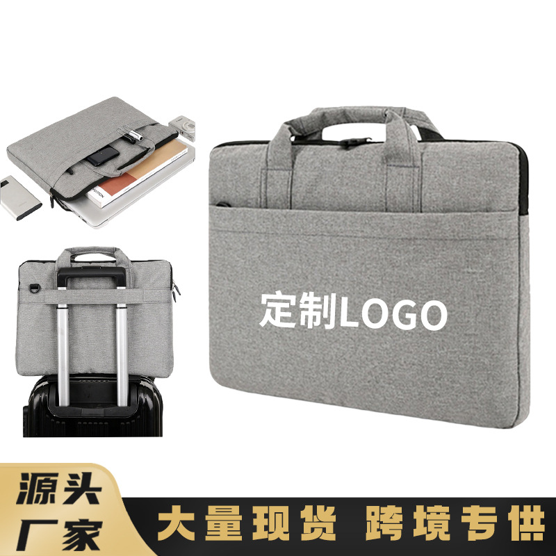 Bolsa de computadora de viaje de negocios Oxford tela resistente al desgaste portátil simple portable