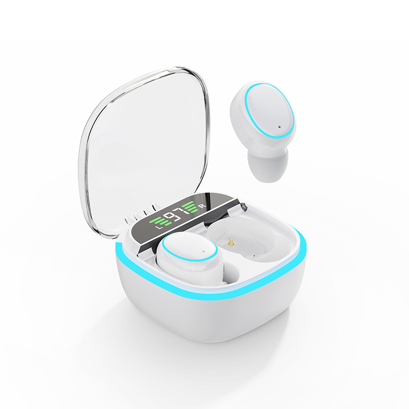 Temu Hot Sale Transfronterizo X1 auriculares inalámbricos Bluetooth tipo de reducción de ruido en el oído deportivo pantalla digital privada modo táctil nuevo TK