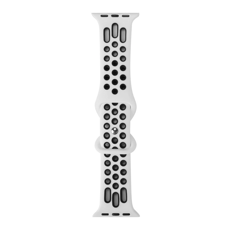 Подходит для Apple Applewatch ремешок iwatch s11/10/9 Nike двухцветный силиконовый ремешок для часов