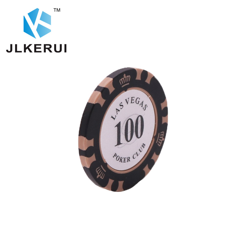 Fichas de baccarat mahjong avanzadas Texas Holdem Crown Chip Crystal Clear Coin Code Entretenimiento Crown Chip